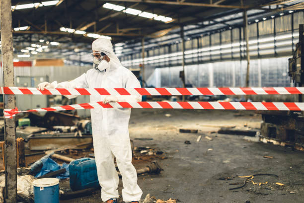 Professional Odor Removal technician working in Somerset, TX